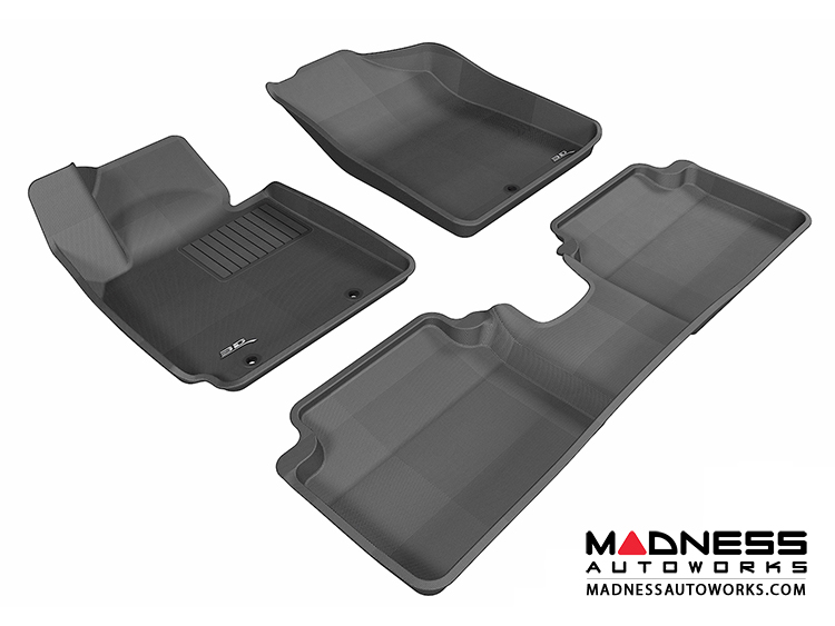 Hyundai Veloster Floor Mats (Set of 3) - Black by 3D MAXpider
